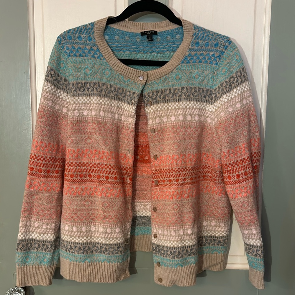 cute grandma cardigan!